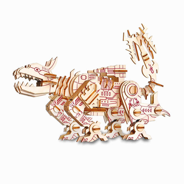 3D Stereoscopic Wooden Mechanical Dog Puzzle